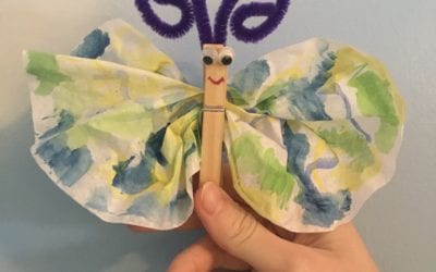How to Make a Coffee Filter Butterfly!