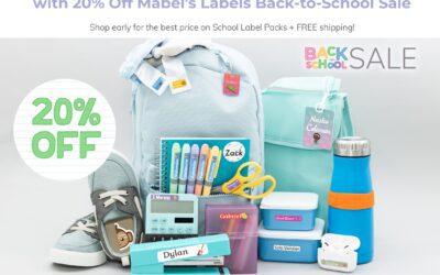 Back to School 20% Off with Mabel’s Labels Fundraising