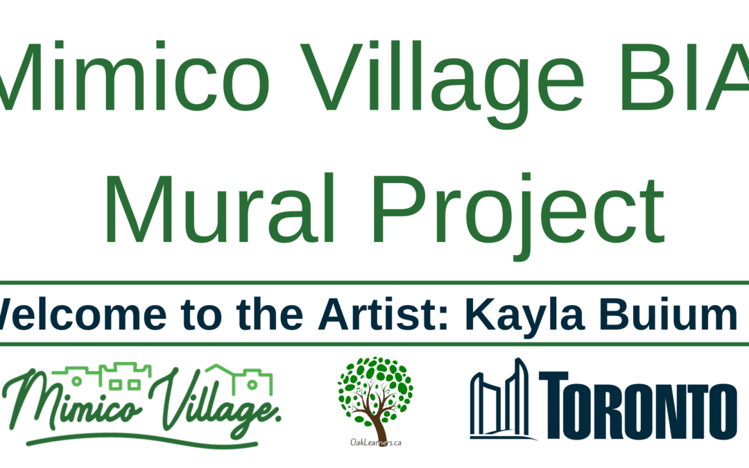 Mimico Village BIA Mural Project at Oak Learners