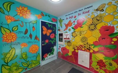 NEW Mural welcomes students at the Oak Learners Lake Shore Campus