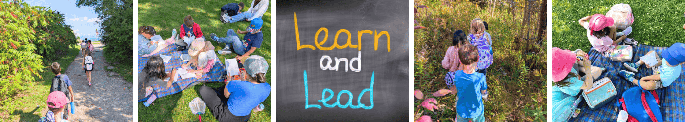 Image of children playing outdoors, hiking, building community